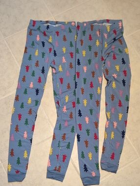 Hanna Andersson Tencel Lyocell Colorful Christmas Legging Pajama Pant
